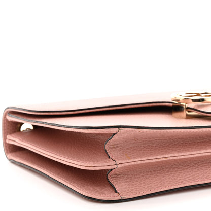 Gucci Dollar Calfskin Interlocking G Shoulder Bag Soft Pink 9 of 10