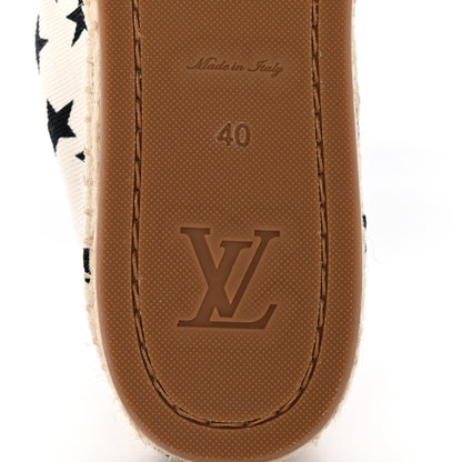 Louis Vuitton Starboard Espadrille Flats 40 White Black 6 of 10