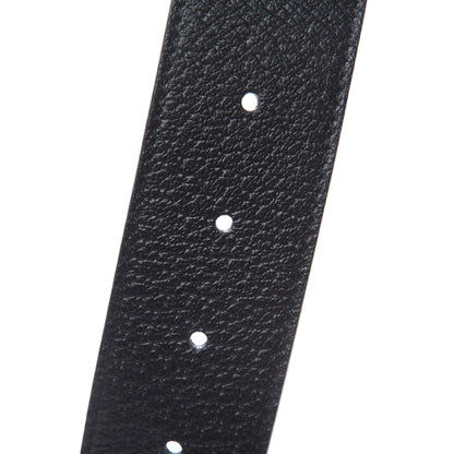 Gucci Textured Calfskin Double G 40mm Belt 110 44 Black 5 of 7