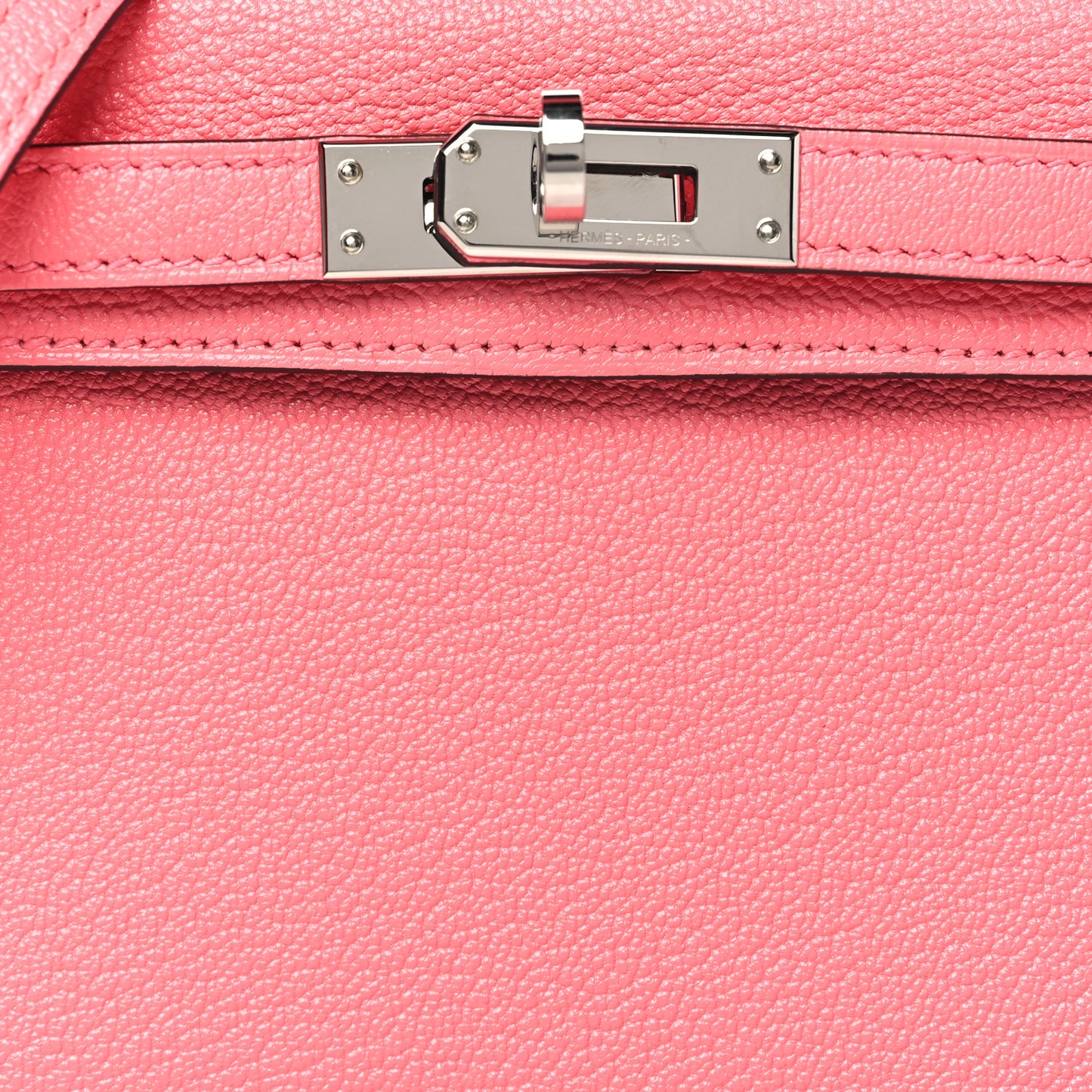 Chevre Mysore Verso Mini Kelly Sellier 20 Rose D'Ete Rouge H