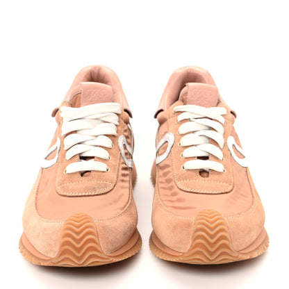Loewe Nylon Suede Flow Runner Sneakers 38 Powder 3 of 9