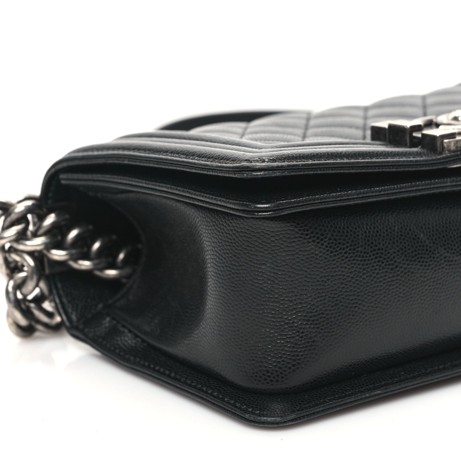 Chanel Caviar Quilted Small Boy Flap Black 9 of 12