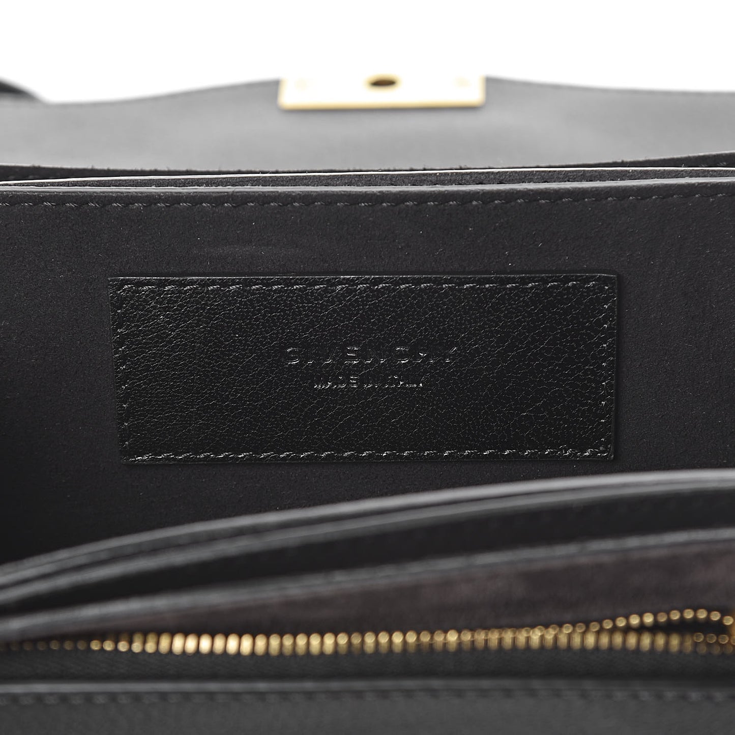 Goatskin Suede Small GV3 Shoulder Bag Black