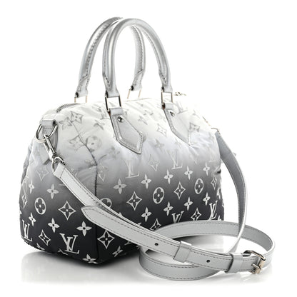 Louis Vuitton Nylon Monogram Gradient LV Snow Speedy Bandouliere 25 Frost 3 of 9