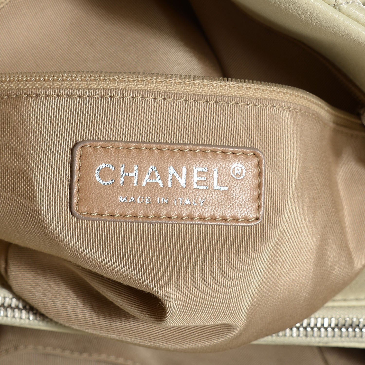 Chanel Caviar Quilted Timeless CC Shopping Tote White 6 of 7