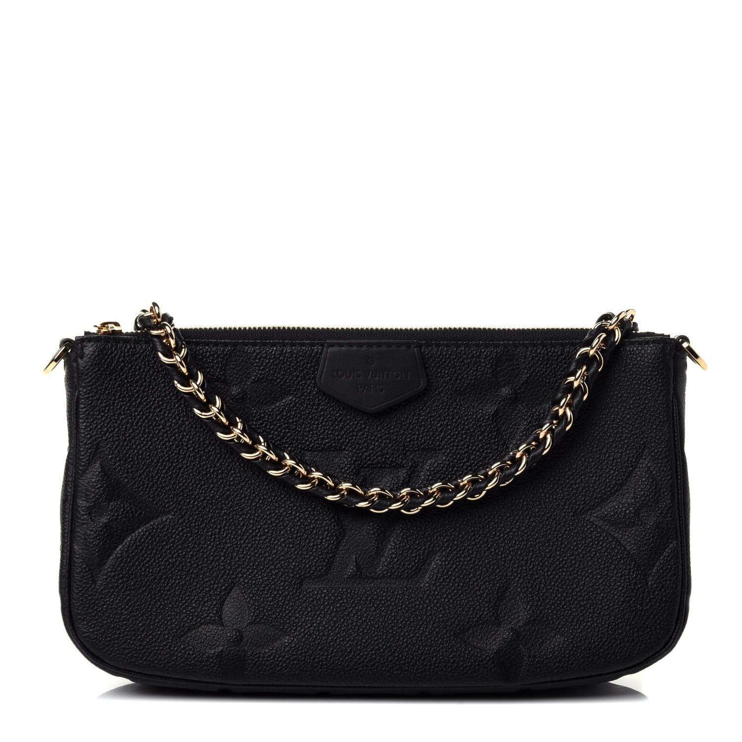 Louis Vuitton Empreinte Monogram Giant Multi Pochette Accessories Large Pochette Black 1 of 5