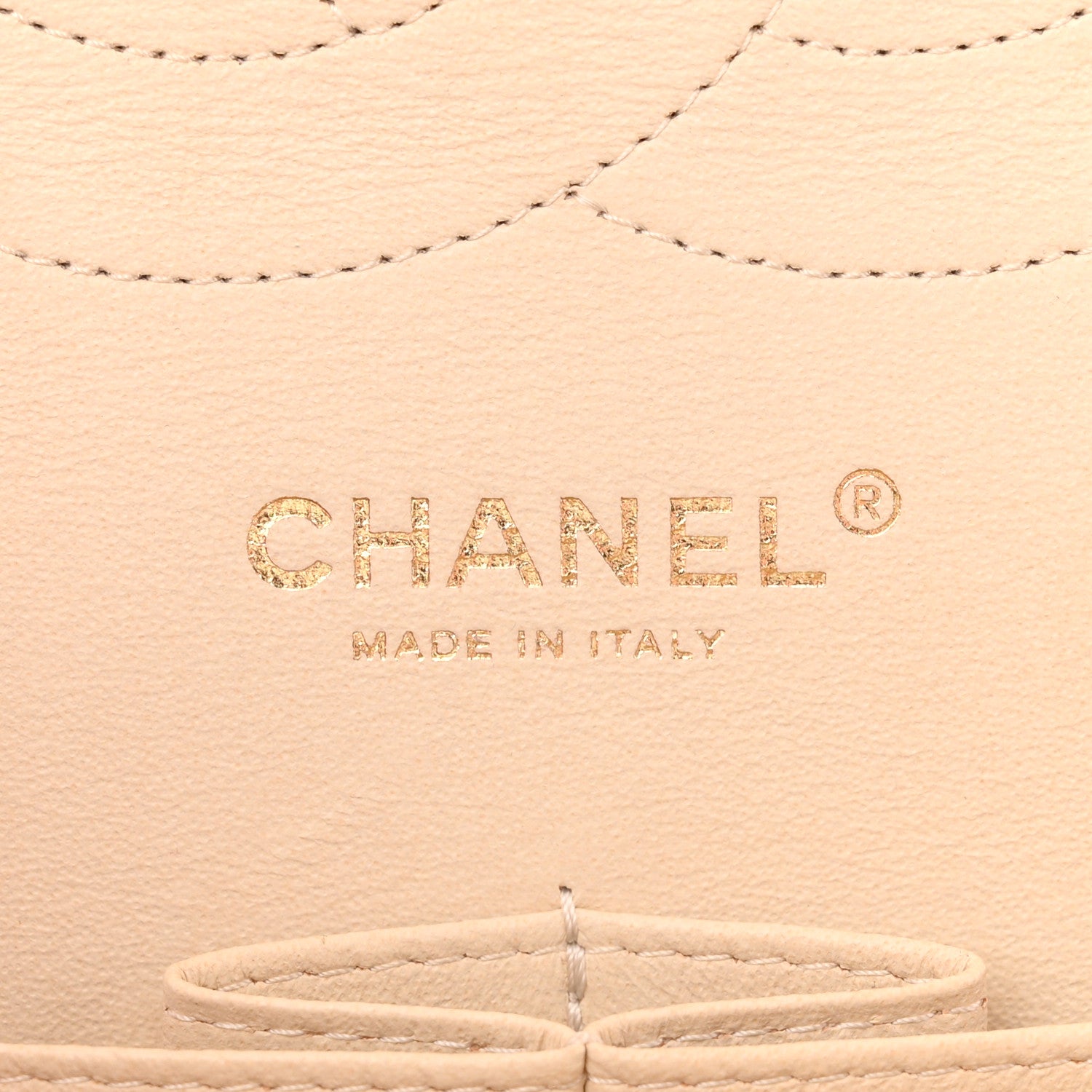 Chanel Caviar Quilted Jumbo Double Flap Light Beige 6 of 10