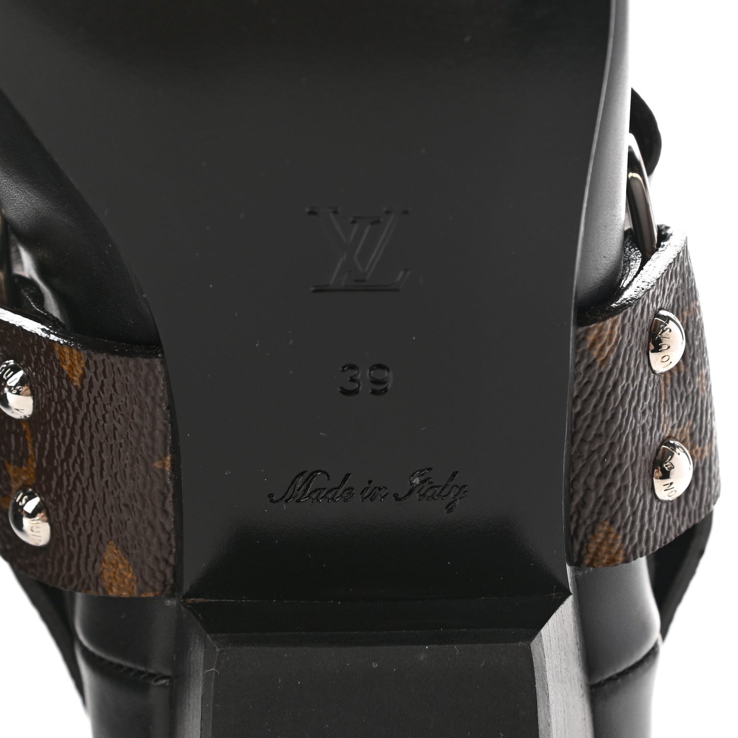Calfskin Monogram Rhapsody High Boots 39 Black
