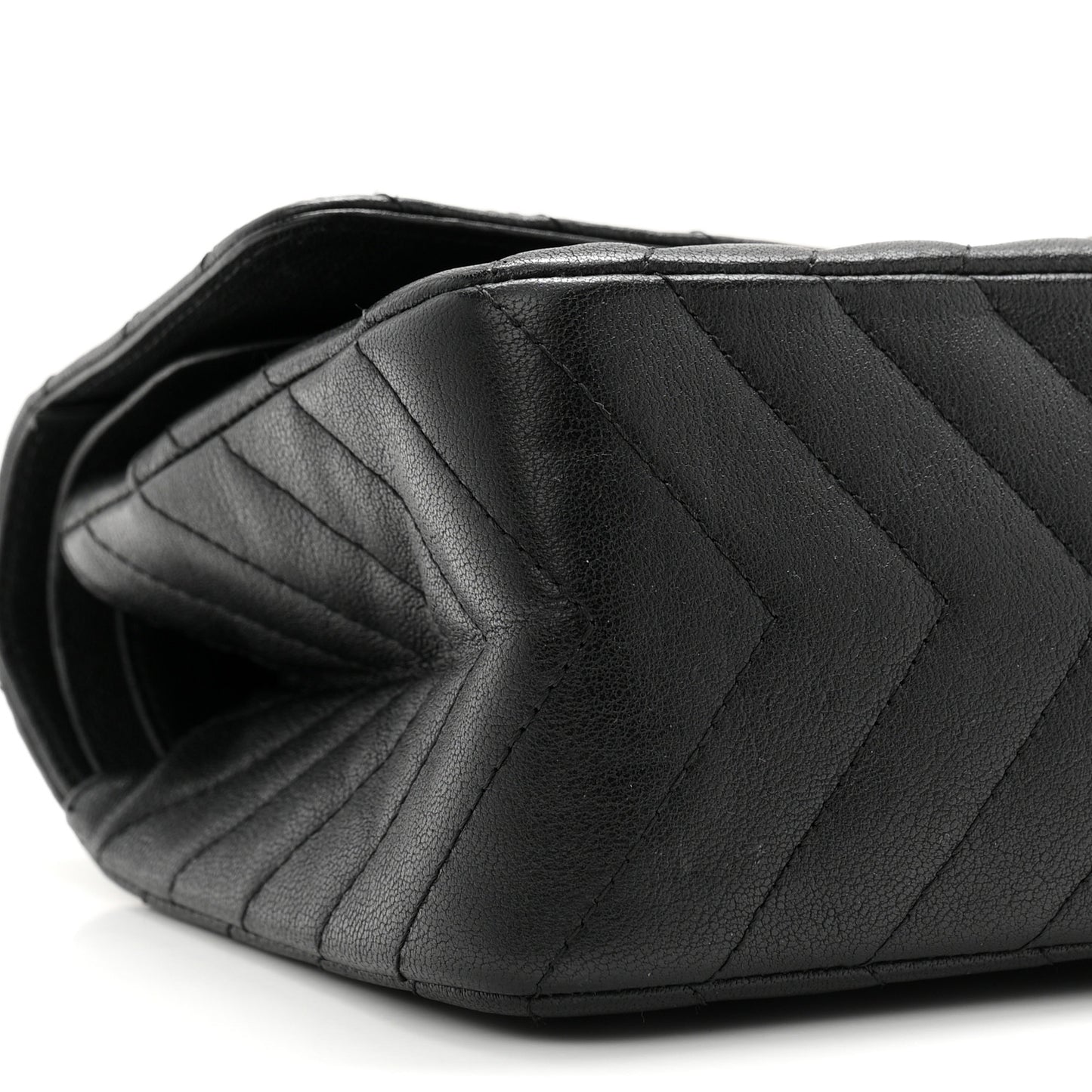Sheepskin Chevron Quilted 2.55 Reissue 225 Double Flap So Black