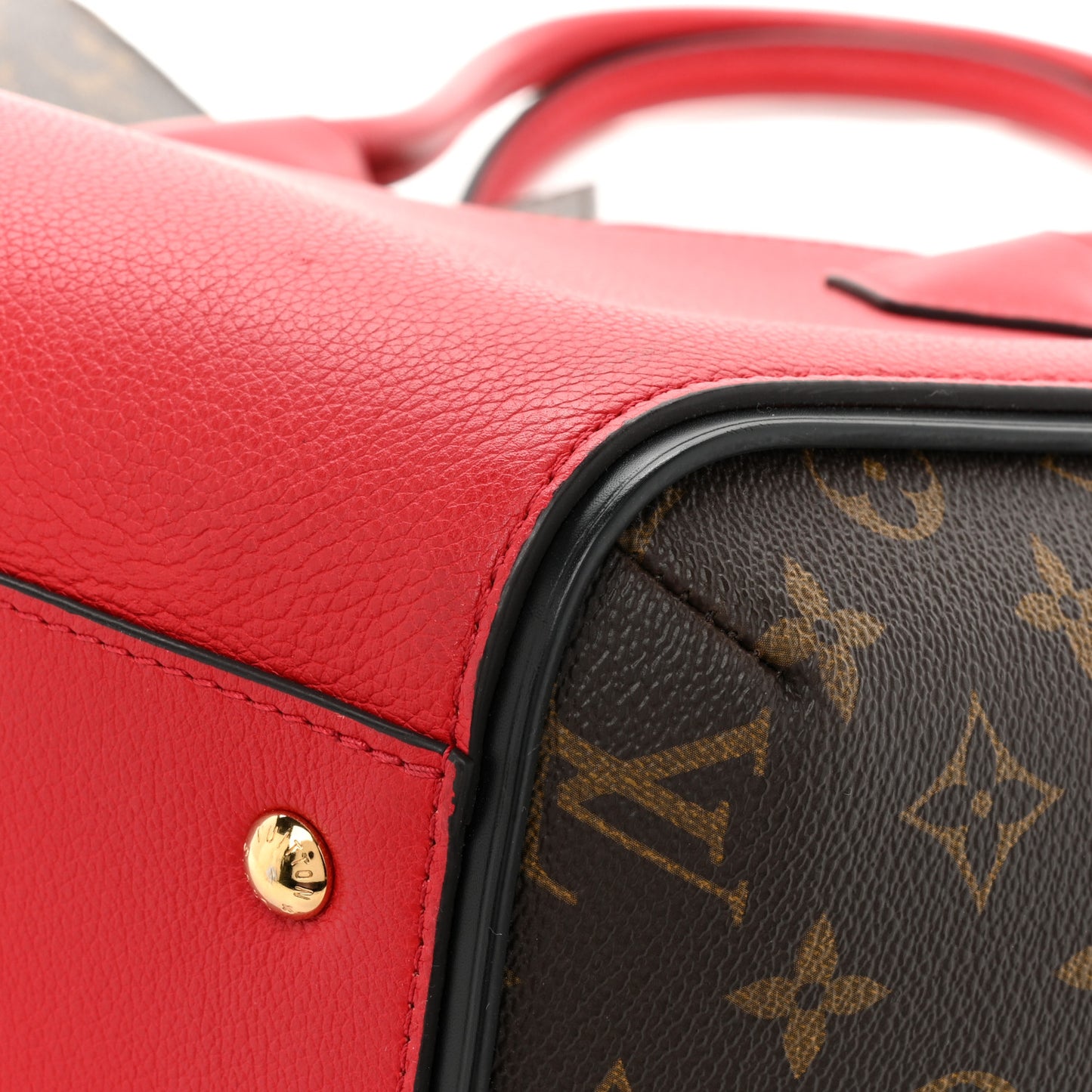 Calfskin Monogram Kimono Tote Cherry