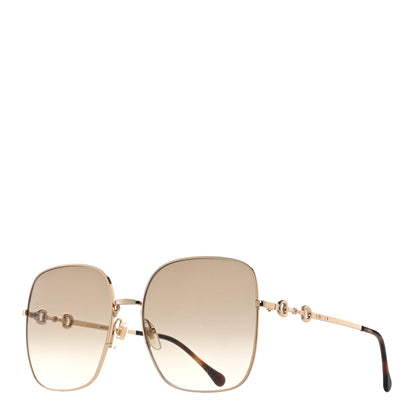 Gucci Metal Horsebit Square Frame Sunglasses GG0879S 1 of 7