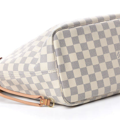 Louis Vuitton Damier Azur Neo Neverfull MM Rose Ballerine 6 of 10