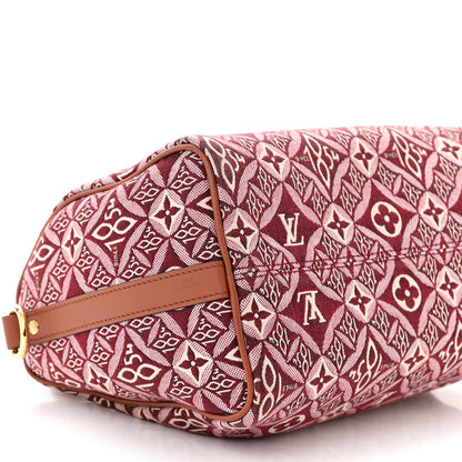 Louis Vuitton Jacquard Since 1854 Speedy Bandouliere 25 Bordeaux 8 of 9
