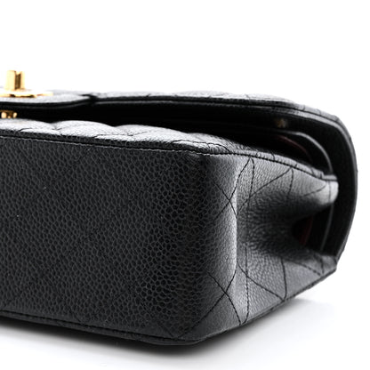 Chanel Caviar Quilted Small Double Flap Black 10 of 13