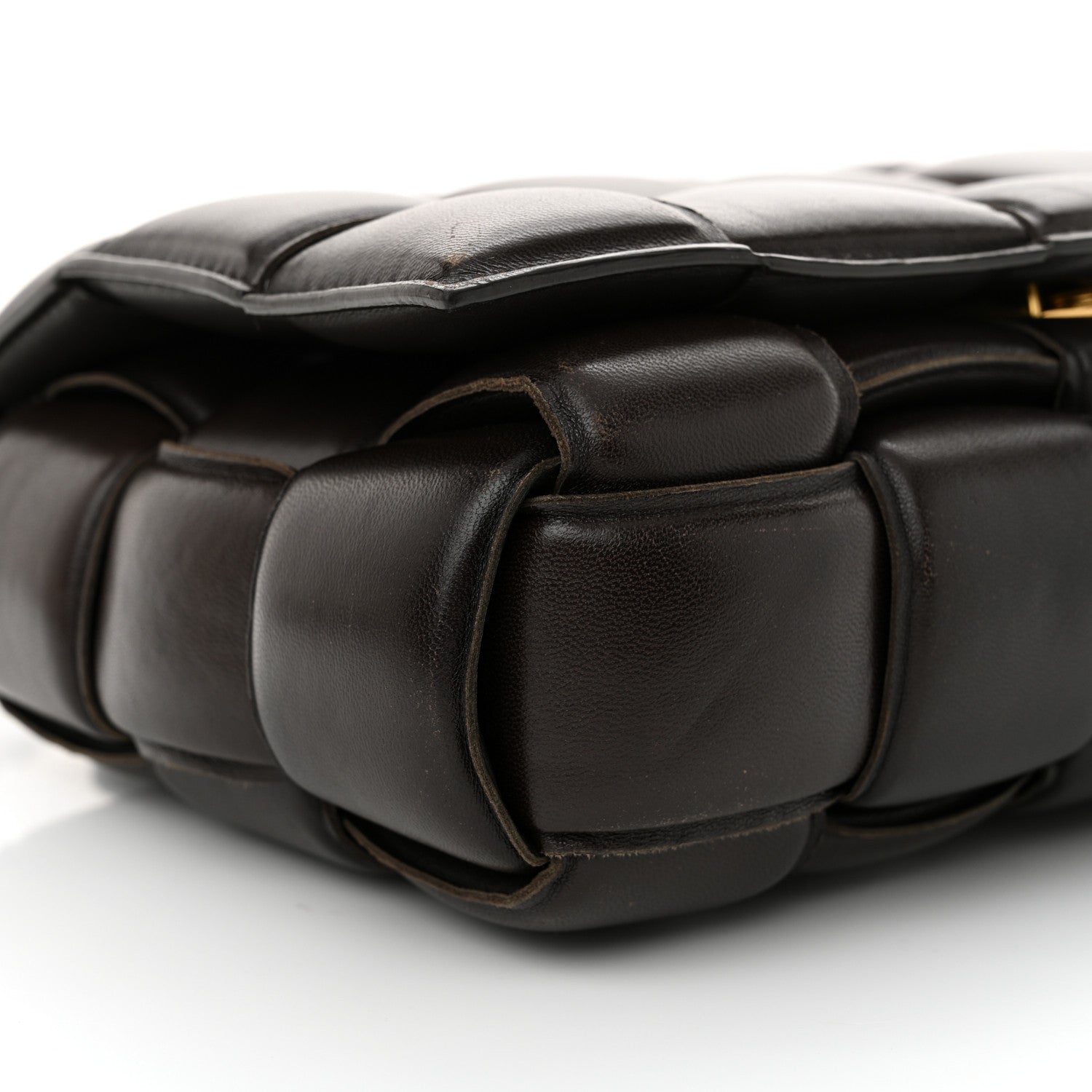 Bottega Veneta Nappa Maxi Intreccio Padded Cassette Crossbody Bag Fondente 9 of 15