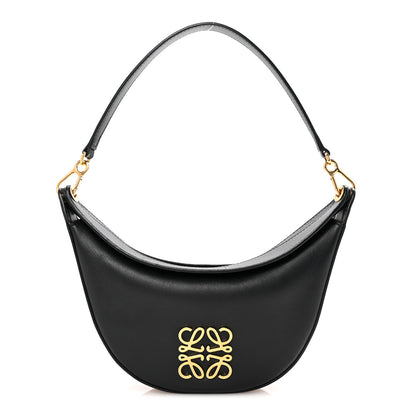 Loewe Satin Calfskin Small Anagram Luna Bag Black Pecan 1 of 9