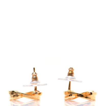 Chanel Metal Obazine CC Earrings Gold 5 of 10
