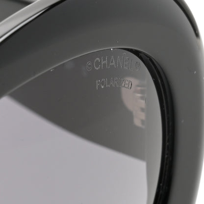 Chanel Acetate Polarized Oval CC Sunglasses 5469-B-A 7 of 8