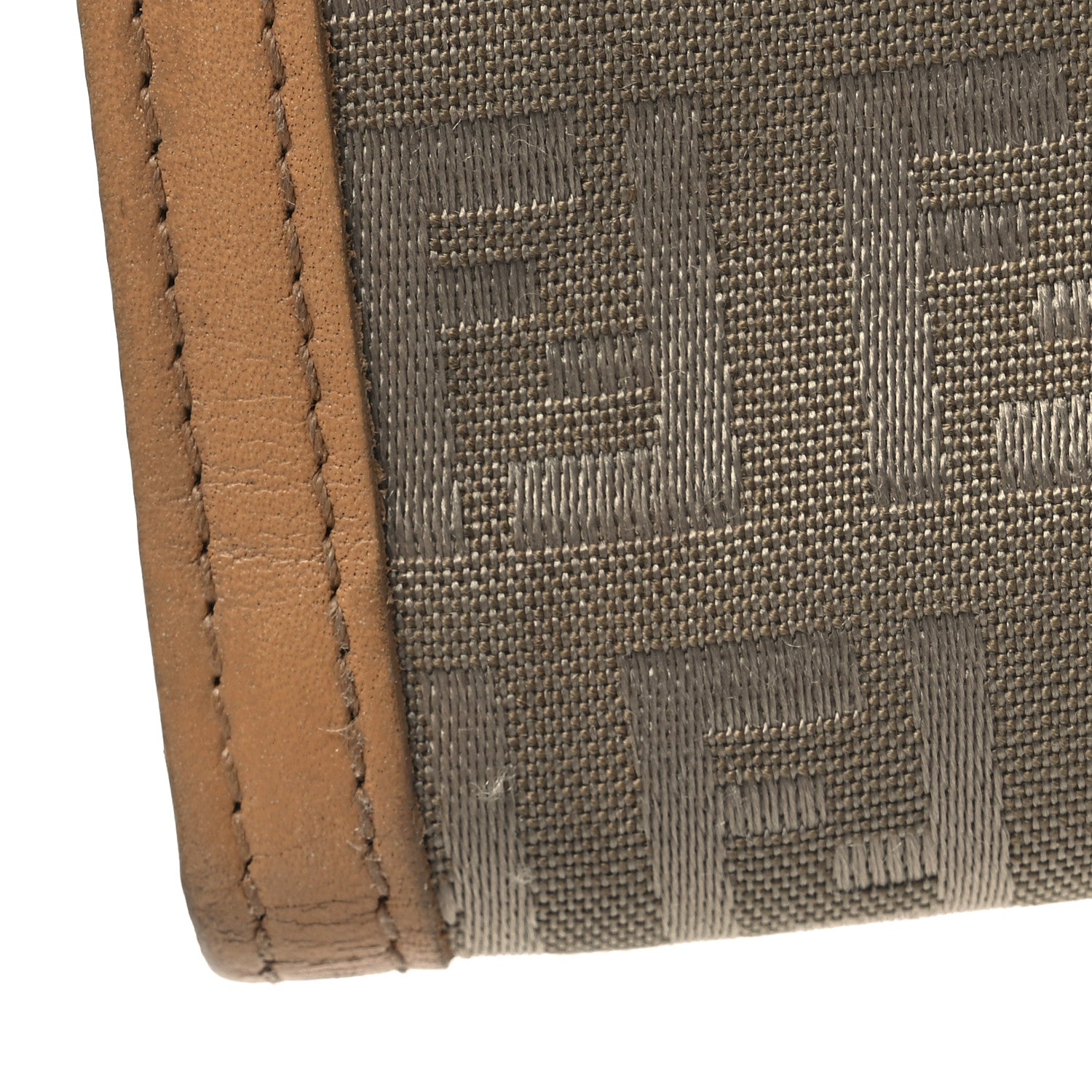 Fendi Zucchino Vitello Continental Wallet Beige 10 of 10