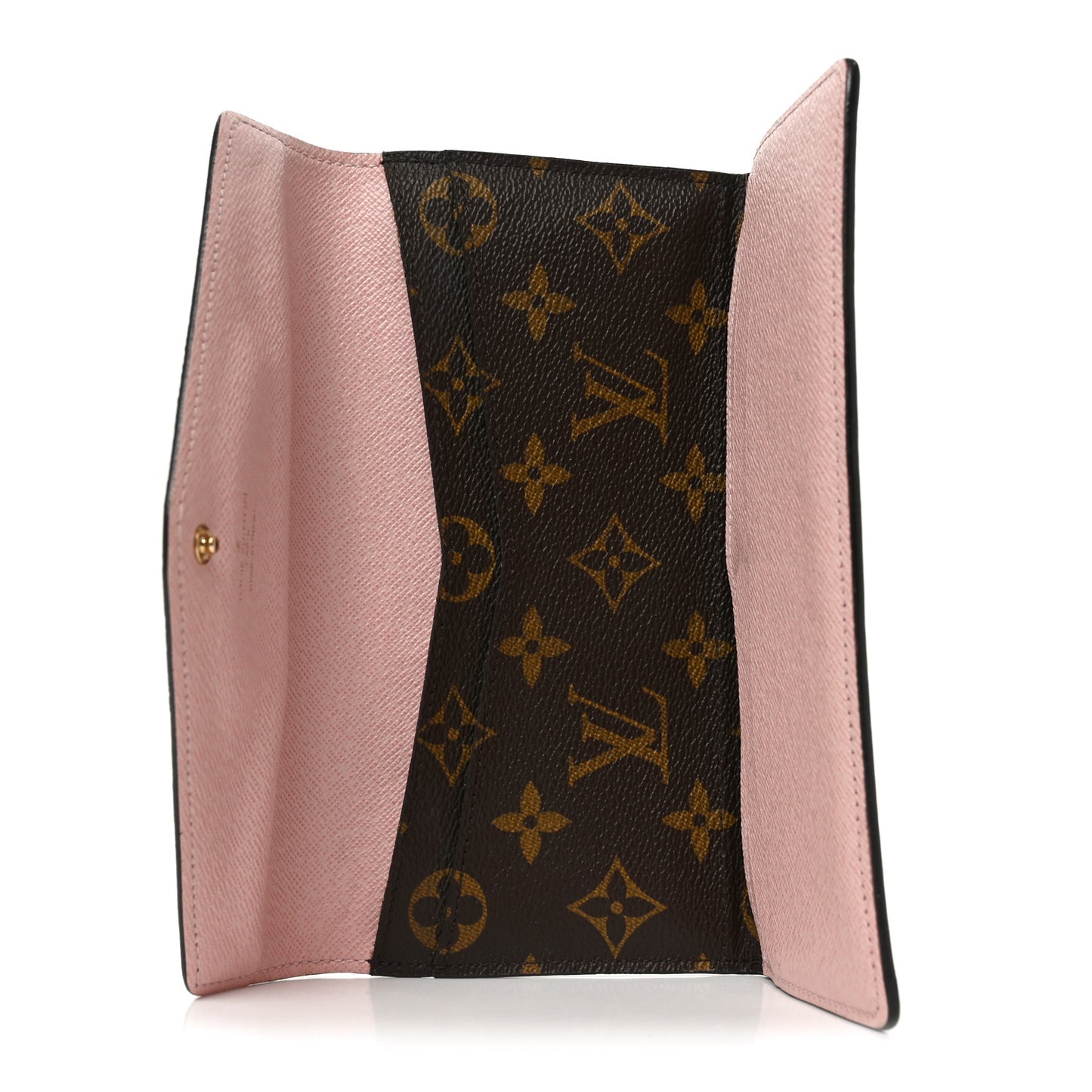 Monogram Jeanne Wallet Rose Ballerine