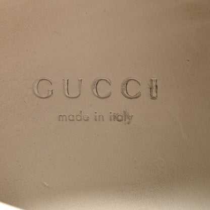 Gucci GG Supreme Monogram Bees Ayers Web Womens Ace Sneakers 37.5 Beige Oro Green Red 8 of 10