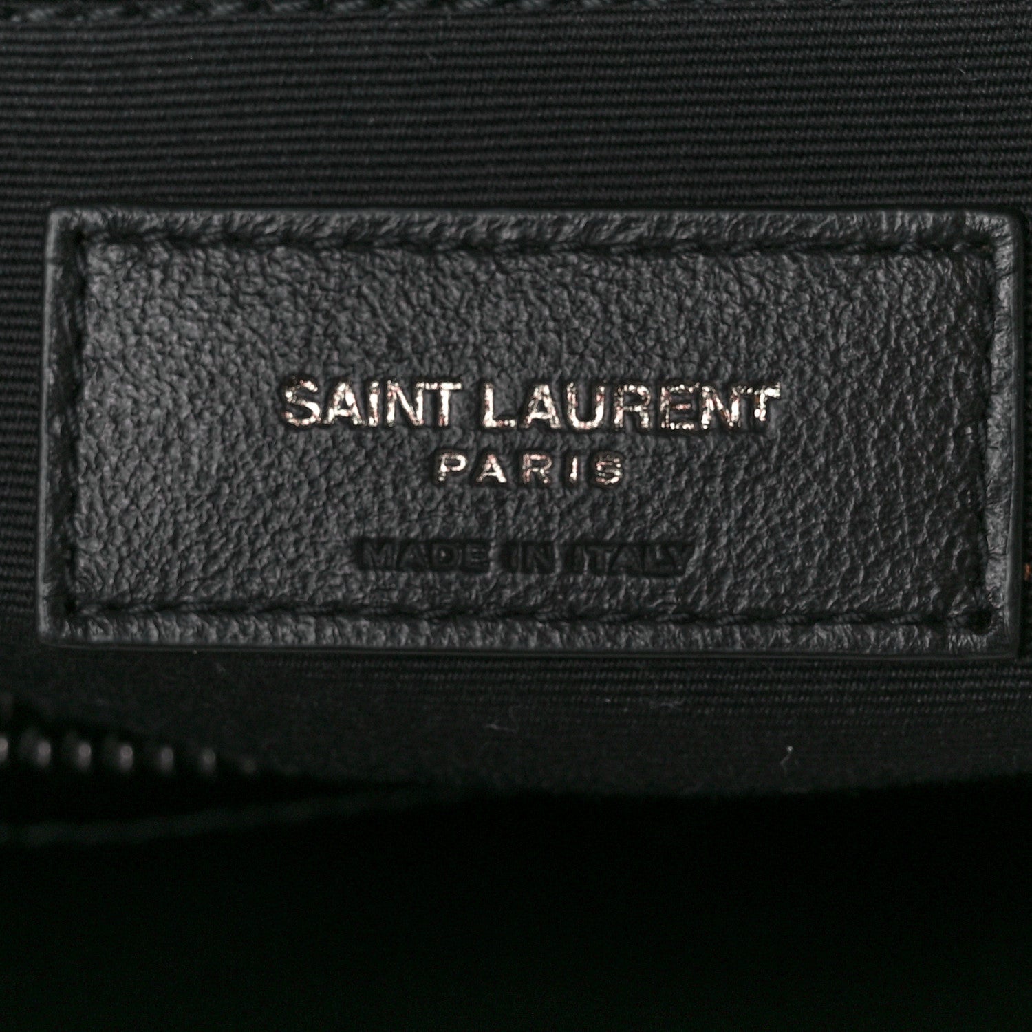 Saint Laurent Calfskin Y Quilted Monogram Monochrome Medium Loulou Chain Satchel Black 7 of 12