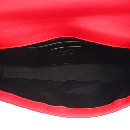 Saint Laurent Calfskin Classic Monogram Cassandre Clutch Fuchsia 4 of 7