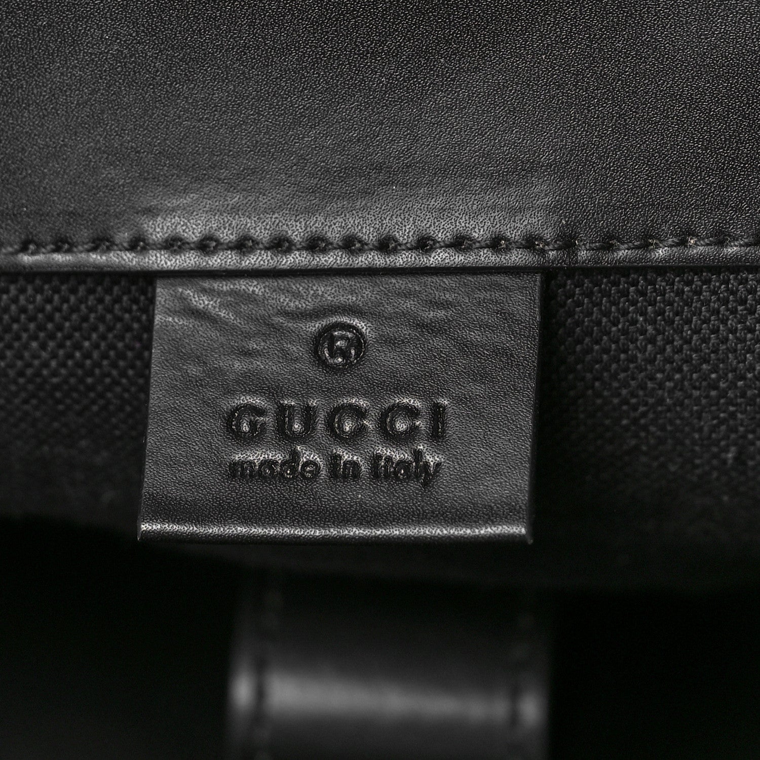Gucci Soft GG Supreme Monogram Appia Calfskin Web Double Buckle Backpack Black 7 of 11