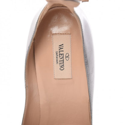 Valentino Garavani Patent Tan-Go Mary Jane 10mm Pumps 41 Silver 5 of 12