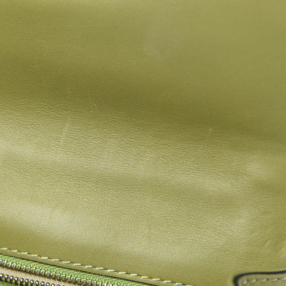 Valentino Garavani Vitello Small Glam Lock Rockstud Flap Green 8 of 13