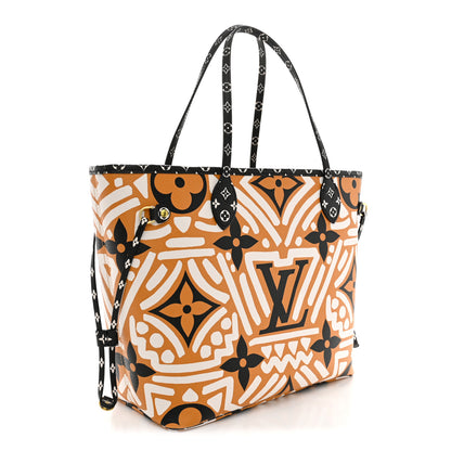 Louis Vuitton Monogram Giant Crafty Neverfull MM Creme Caramel 4 of 11