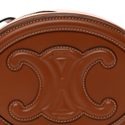 Celine Smooth Calfskin Cuir Triomphe Oval Bag Tan 8 of 10