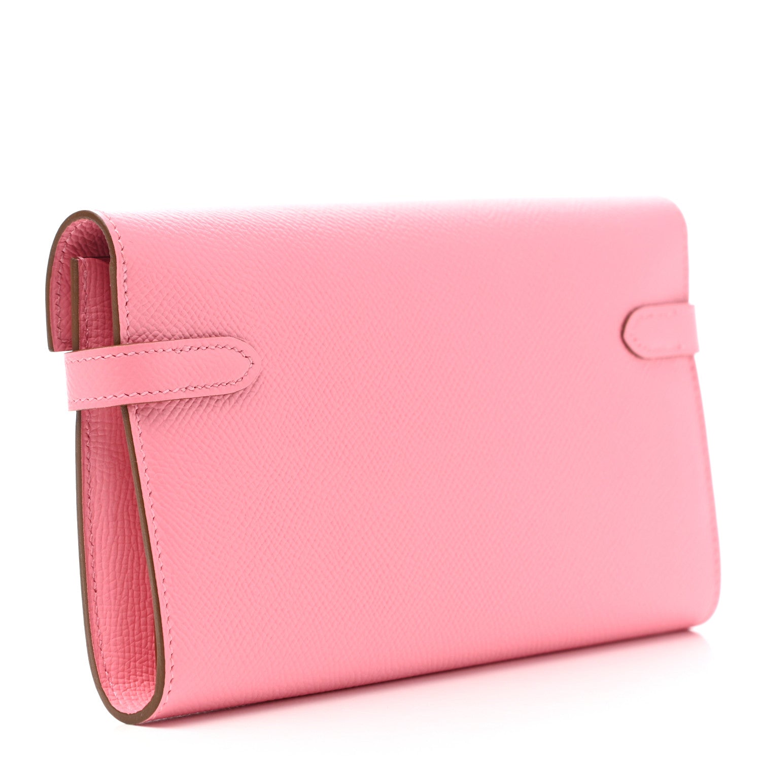 Hermes Epsom Kelly Longue Wallet Rose Confetti 3 of 8