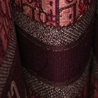 Christian Dior Oblique Large Book Tote Burgundy Multicolor 11 of 11