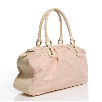 Louis Vuitton Mini Lin Trapeze GM Rose 3 of 8