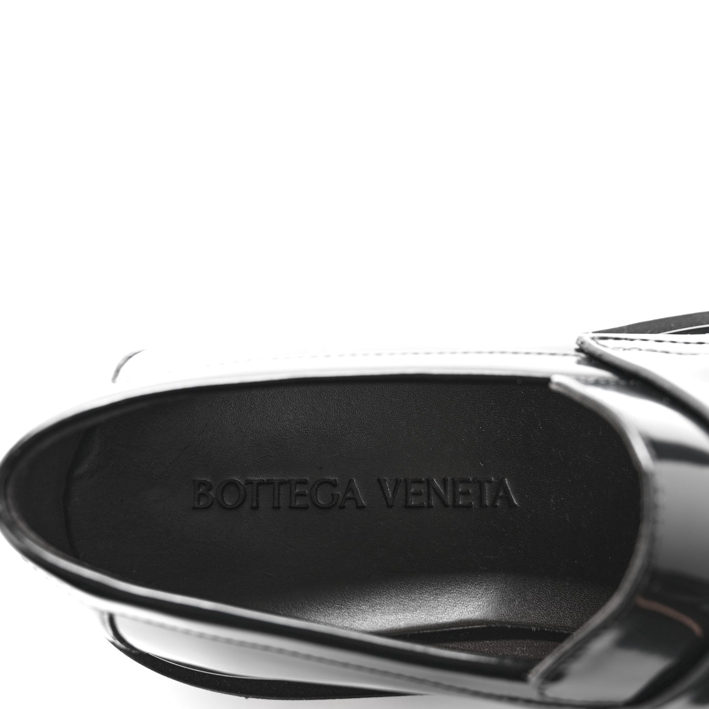 Soft Vinyl Calfskin Lug Loafers 39.5 Black