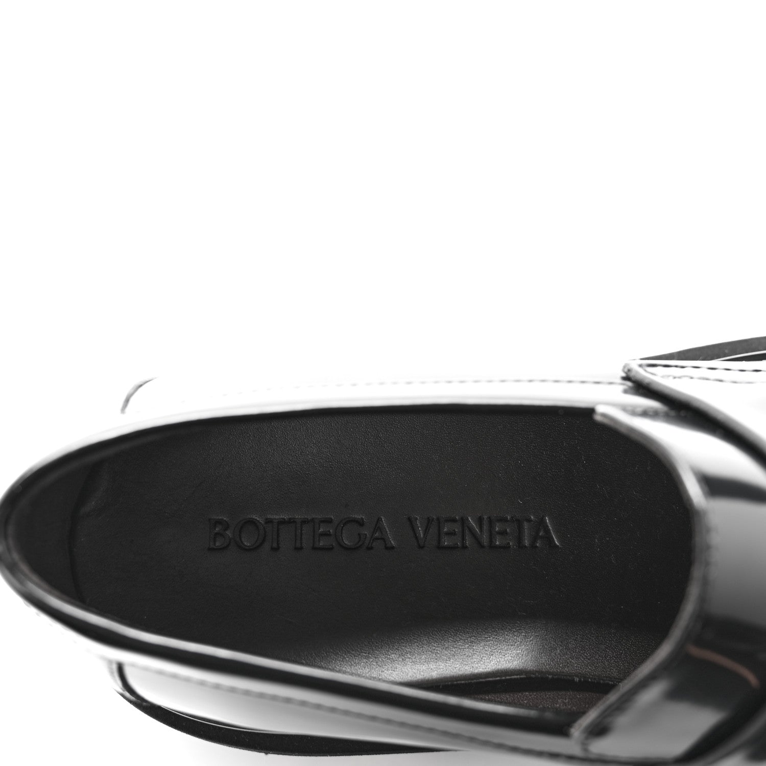 Bottega Veneta Soft Vinyl Calfskin Lug Loafers 39.5 Black 6 of 8