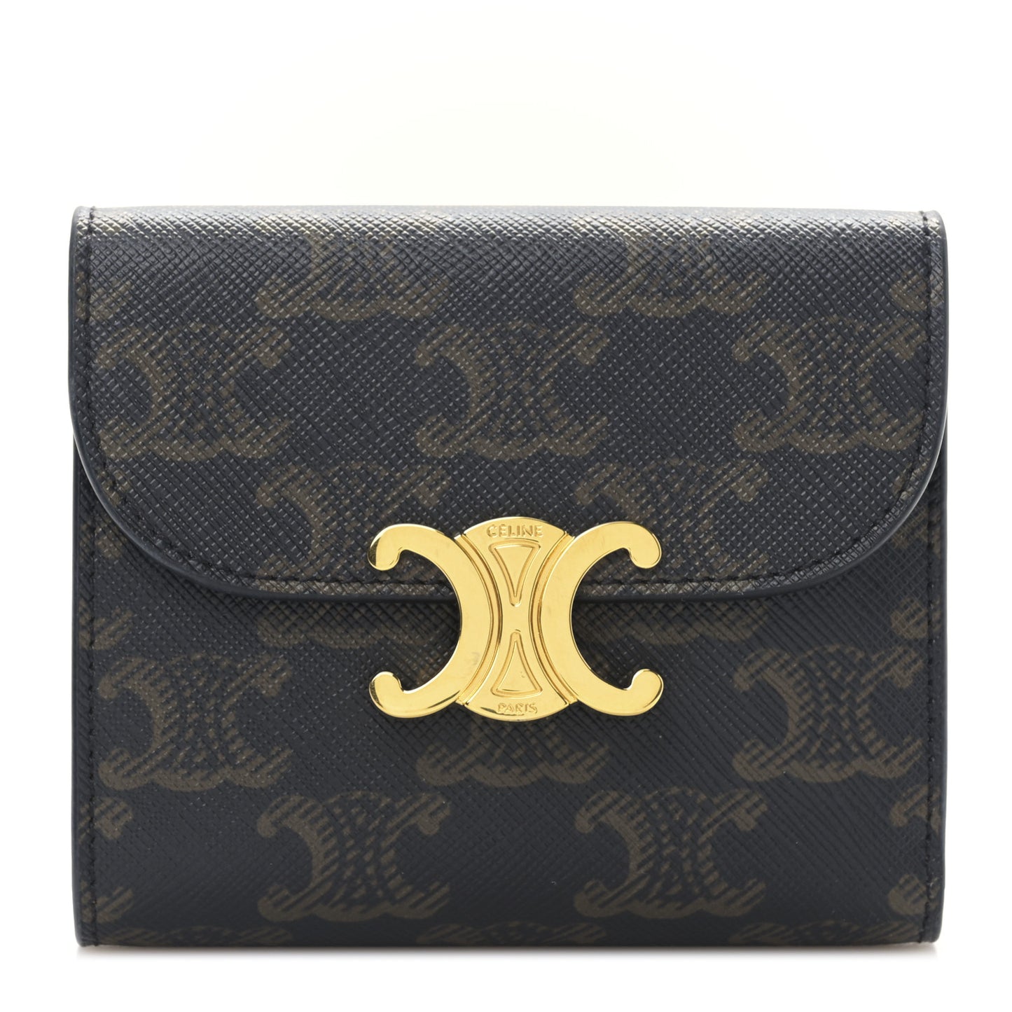 Triomphe Canvas Small Triomphe Wallet Tan