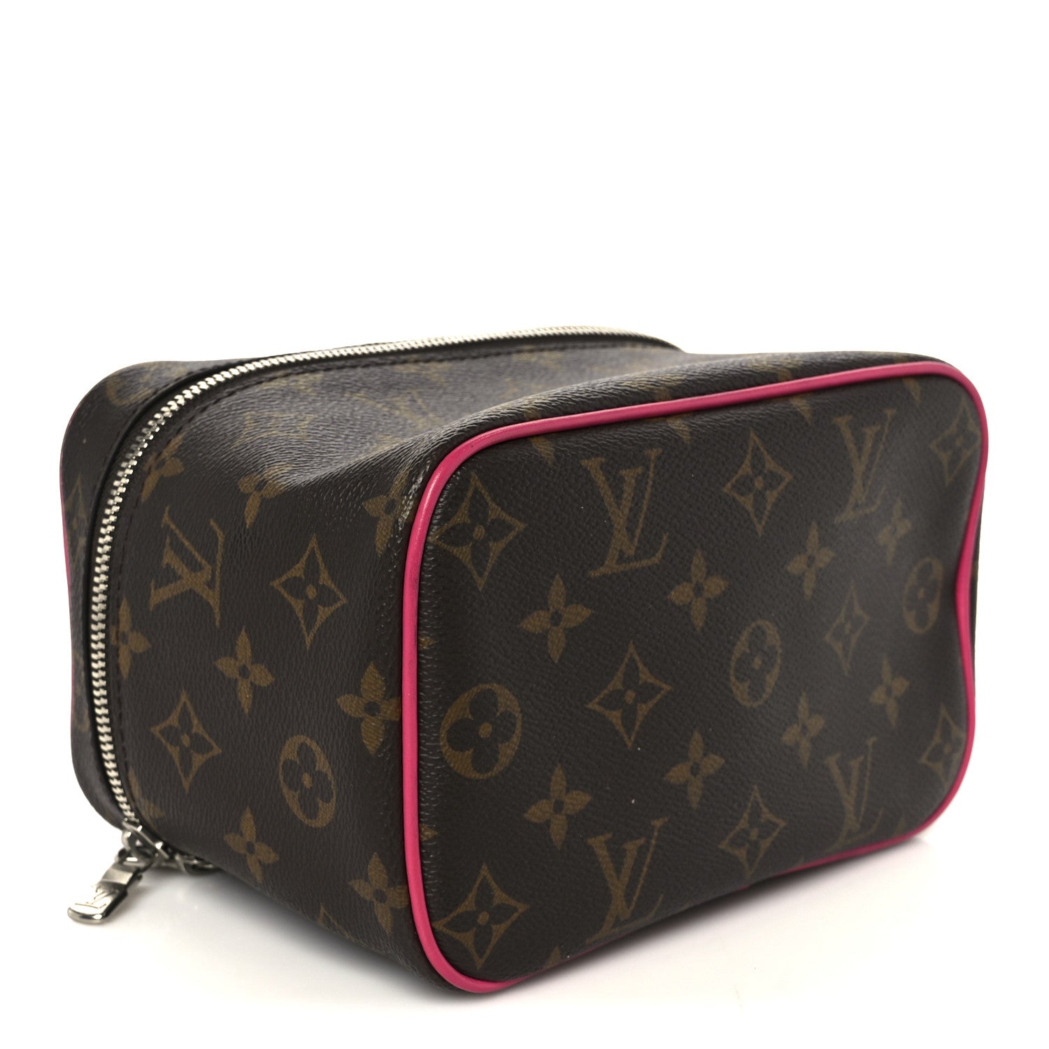 Louis Vuitton Monogram Macassar Nice Mini Fuchsia 4 of 9