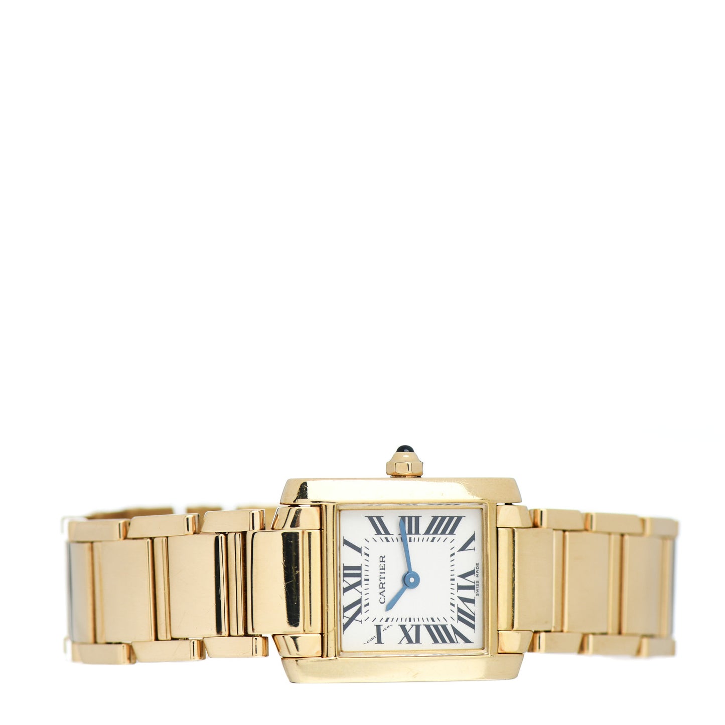 18K Yellow Gold 20mm Tank Francaise Quartz Watch