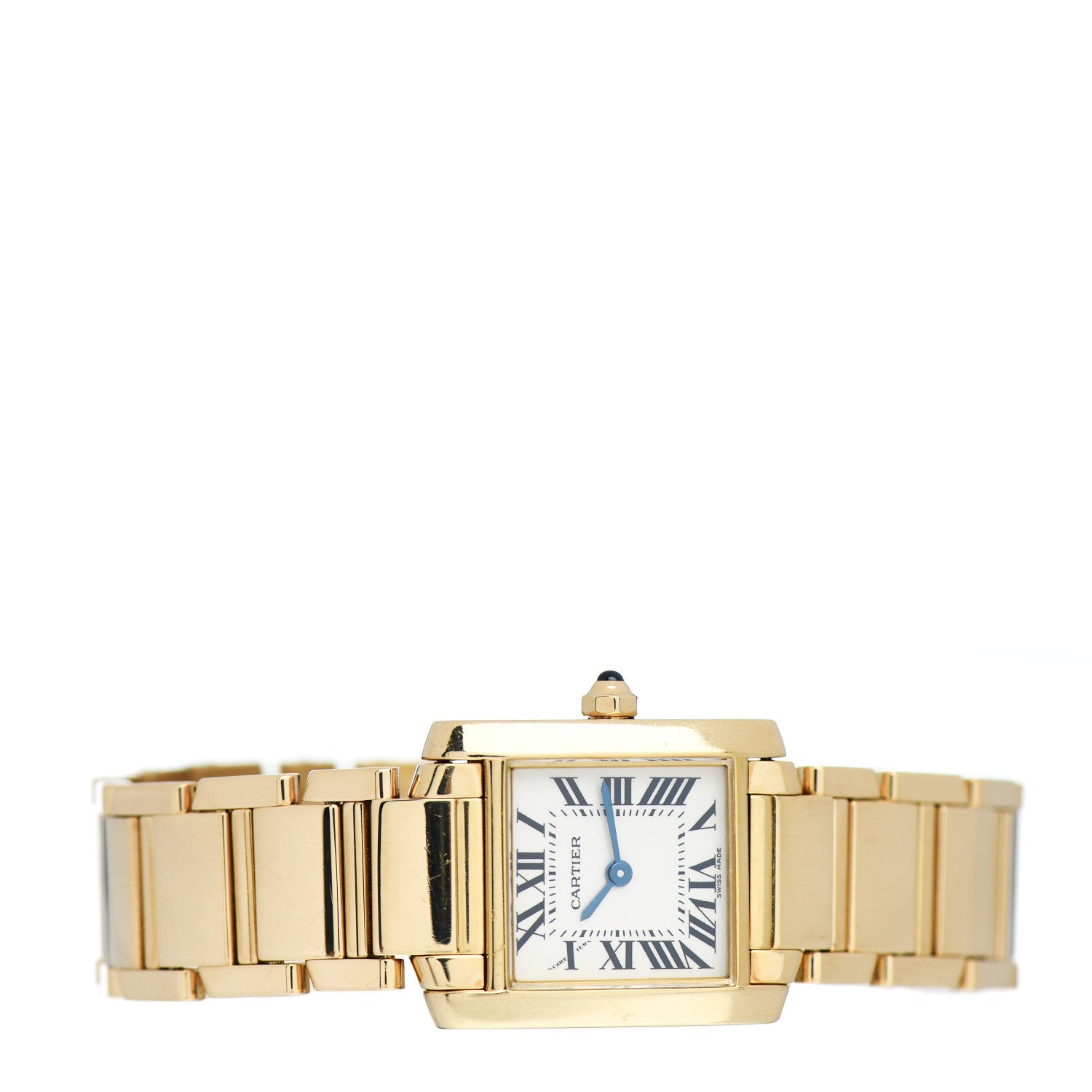 Cartier 18K Yellow Gold 20mm Tank Francaise Quartz Watch 2 of 4