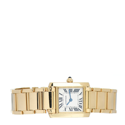 Cartier 18K Yellow Gold 20mm Tank Francaise Quartz Watch 2 of 4