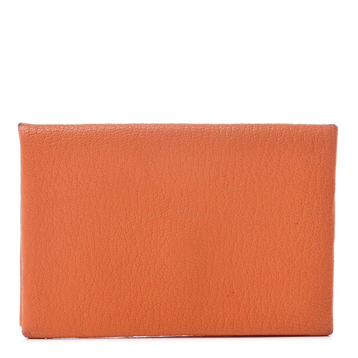 Chevre Mysore Calvi Card Case Orange