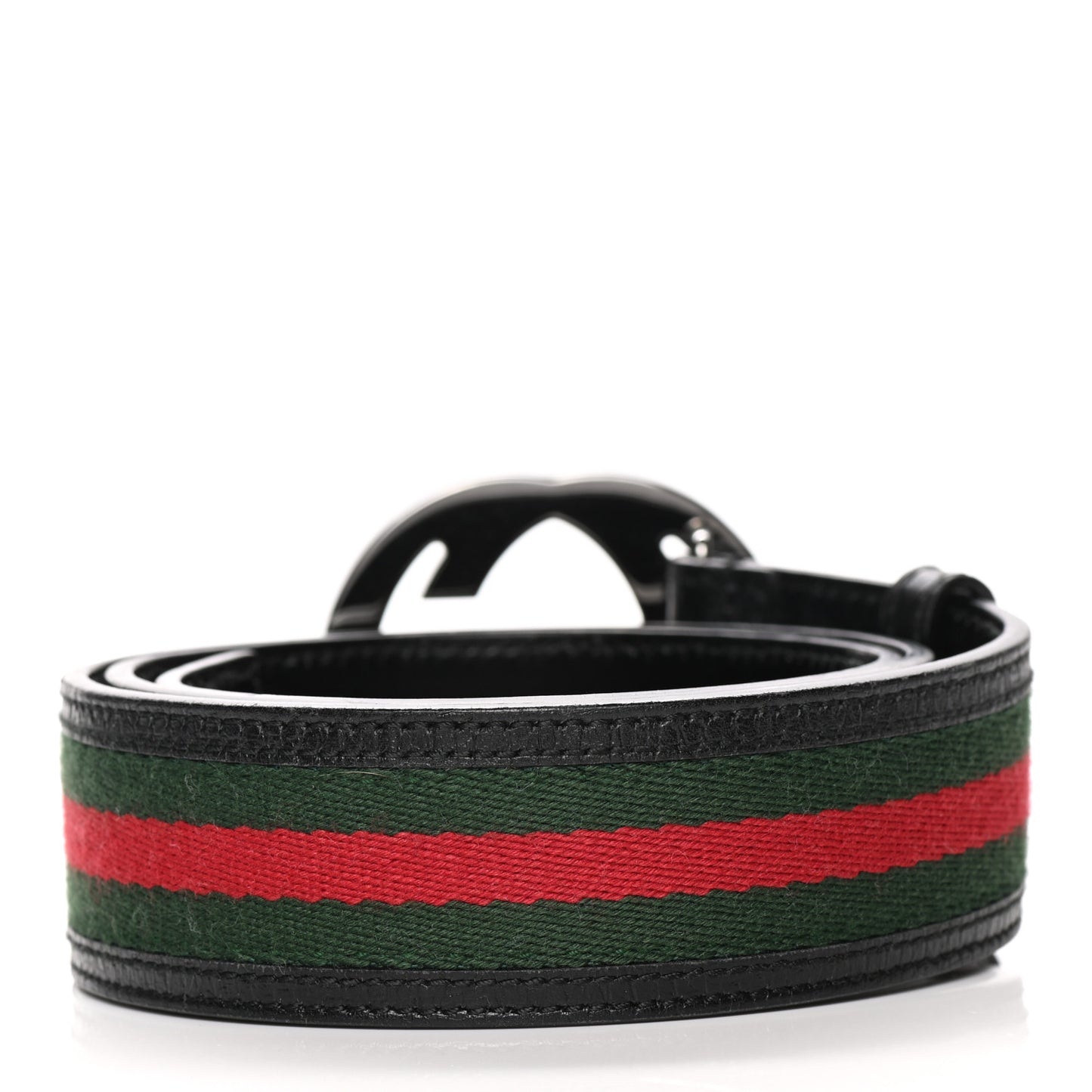 Calfskin Web Interlocking G Belt 85 34 Black