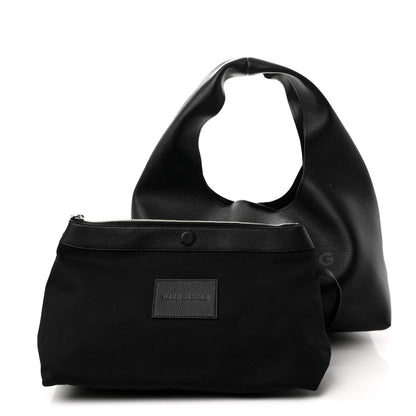 Marc Jacobs Grained Calfskin Medium The Sack Bag Black 3 of 10