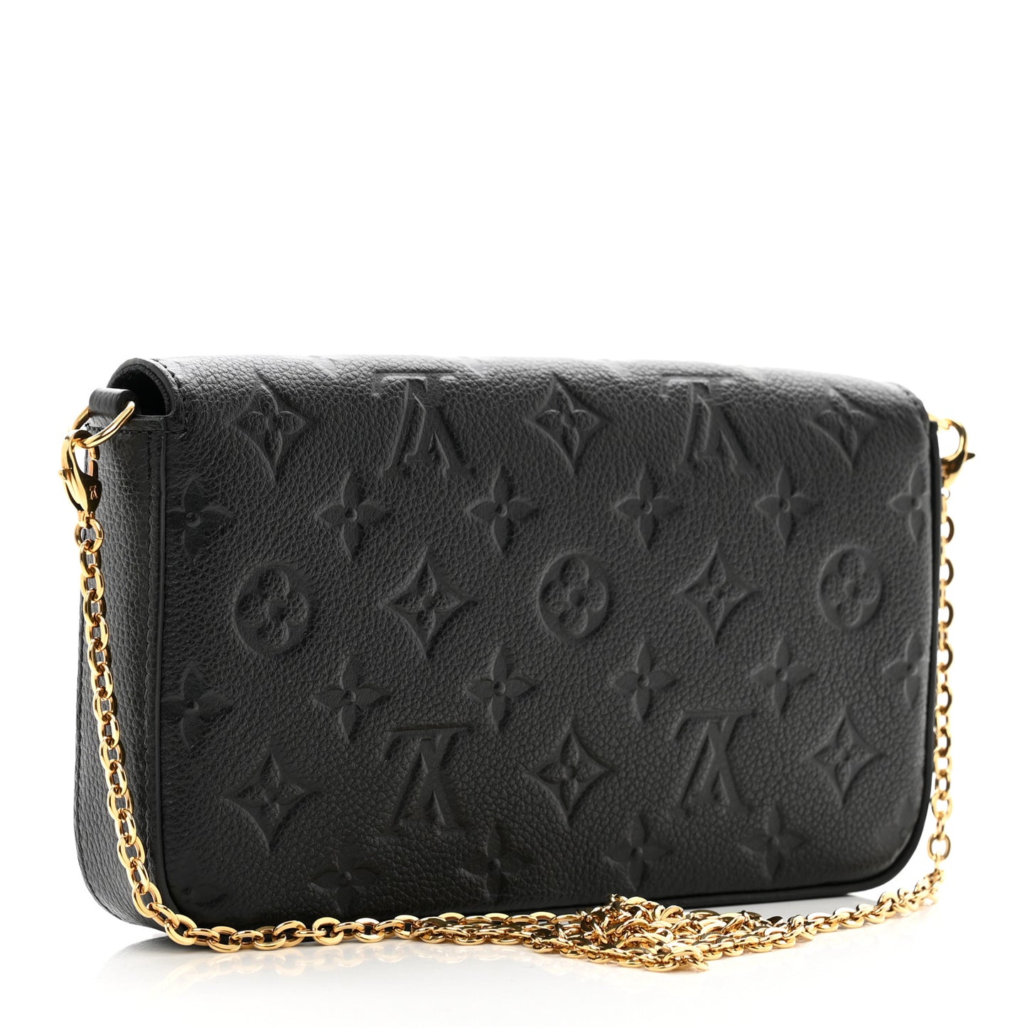 Empreinte Pochette Felicie Chain Wallet Black