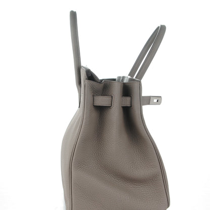 Hermes Taurillon Clemence Birkin 35 Etain 16 of 25