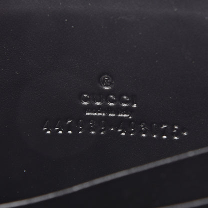 Gucci Guccissima Zip Around Card Case Black 5 of 5
