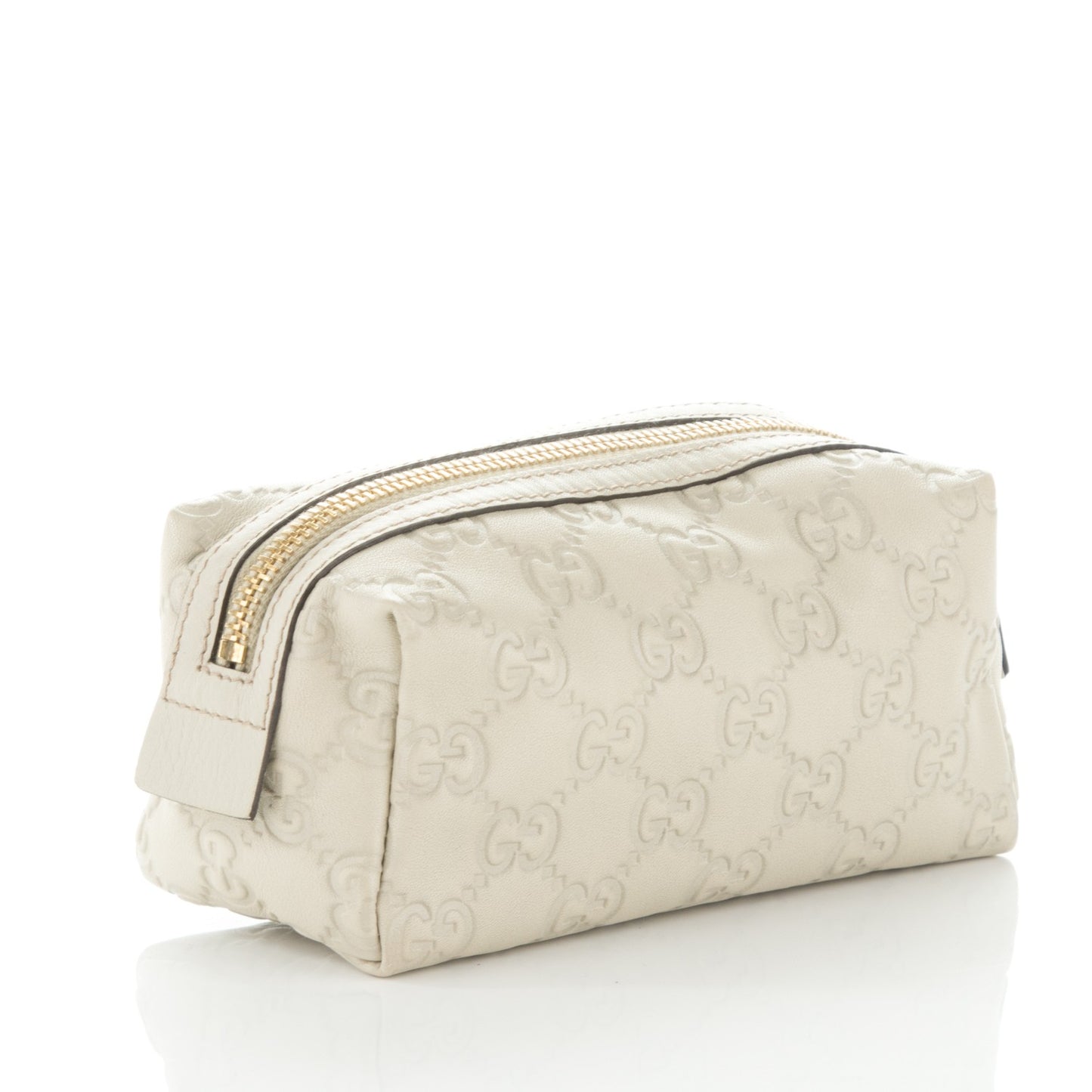 Guccissima Small Cosmetic Pouch Off White