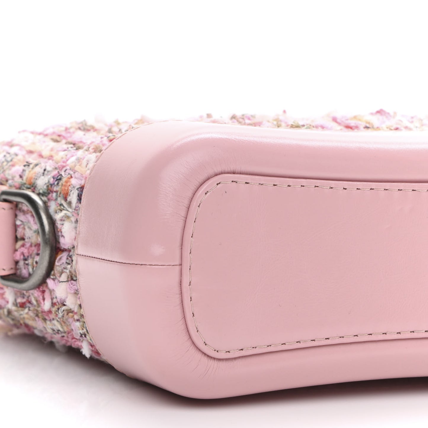 Tweed Calfskin Small Gabrielle Hobo Light Pink